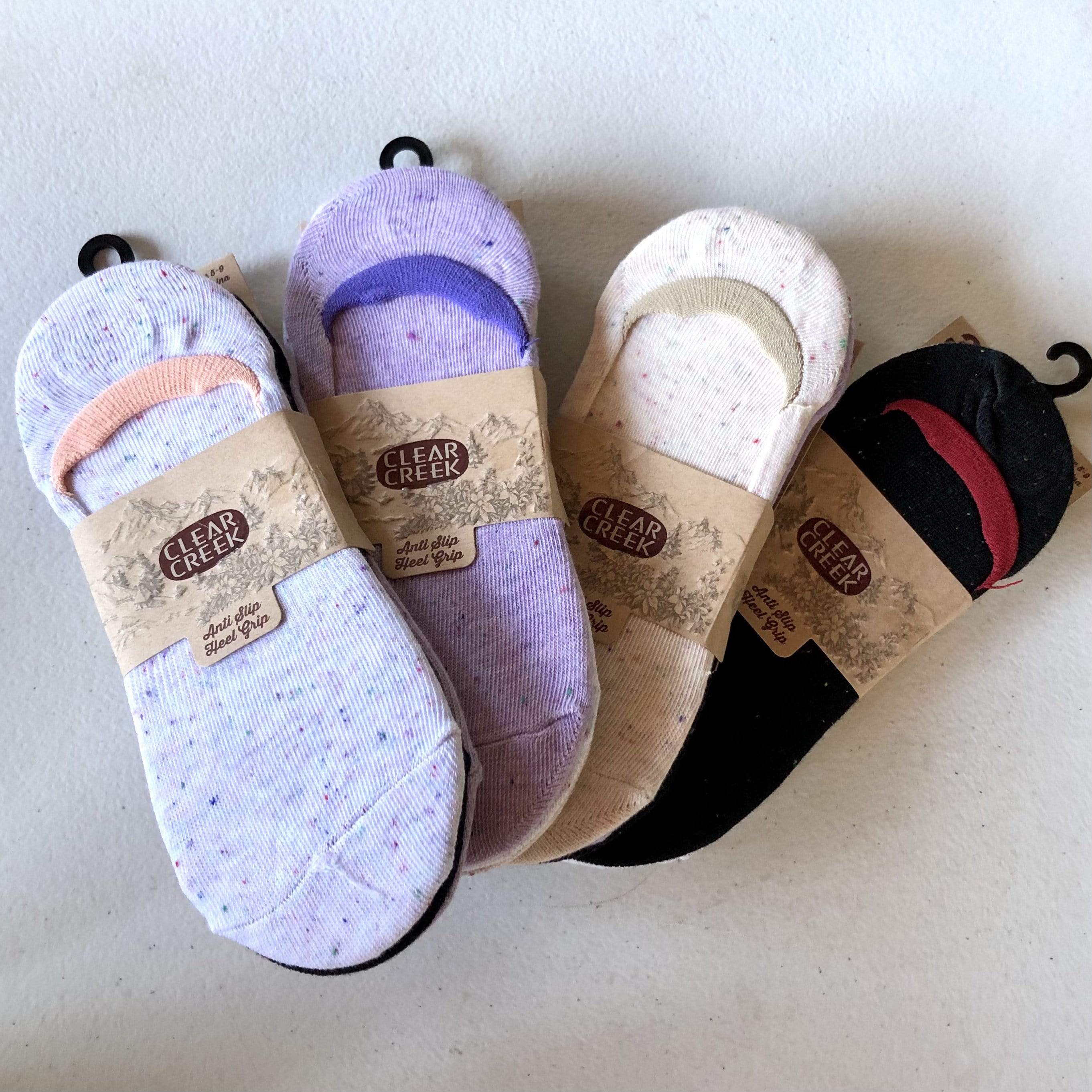 3pk Anti Slip Low Sock Liner Assorted