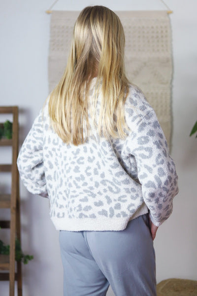 Luxury Soft Leopard Pullover