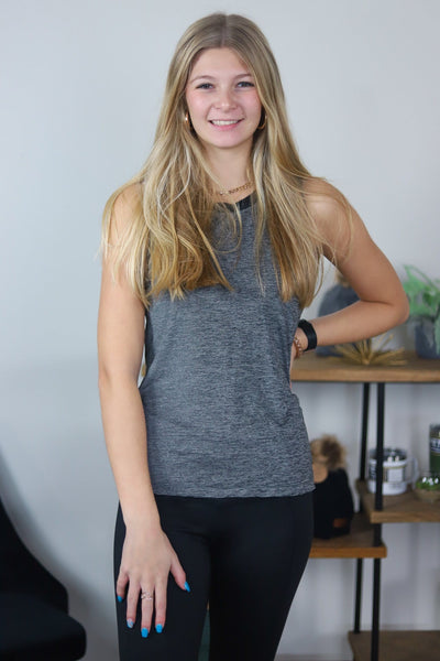 Open Back Athletic Tank