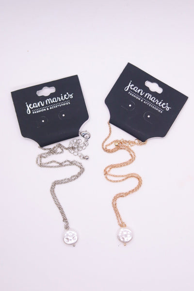 Coin Pearl Necklace