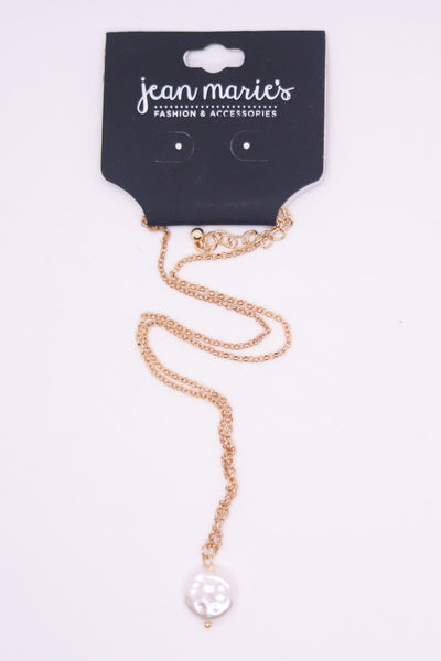 Coin Pearl Necklace