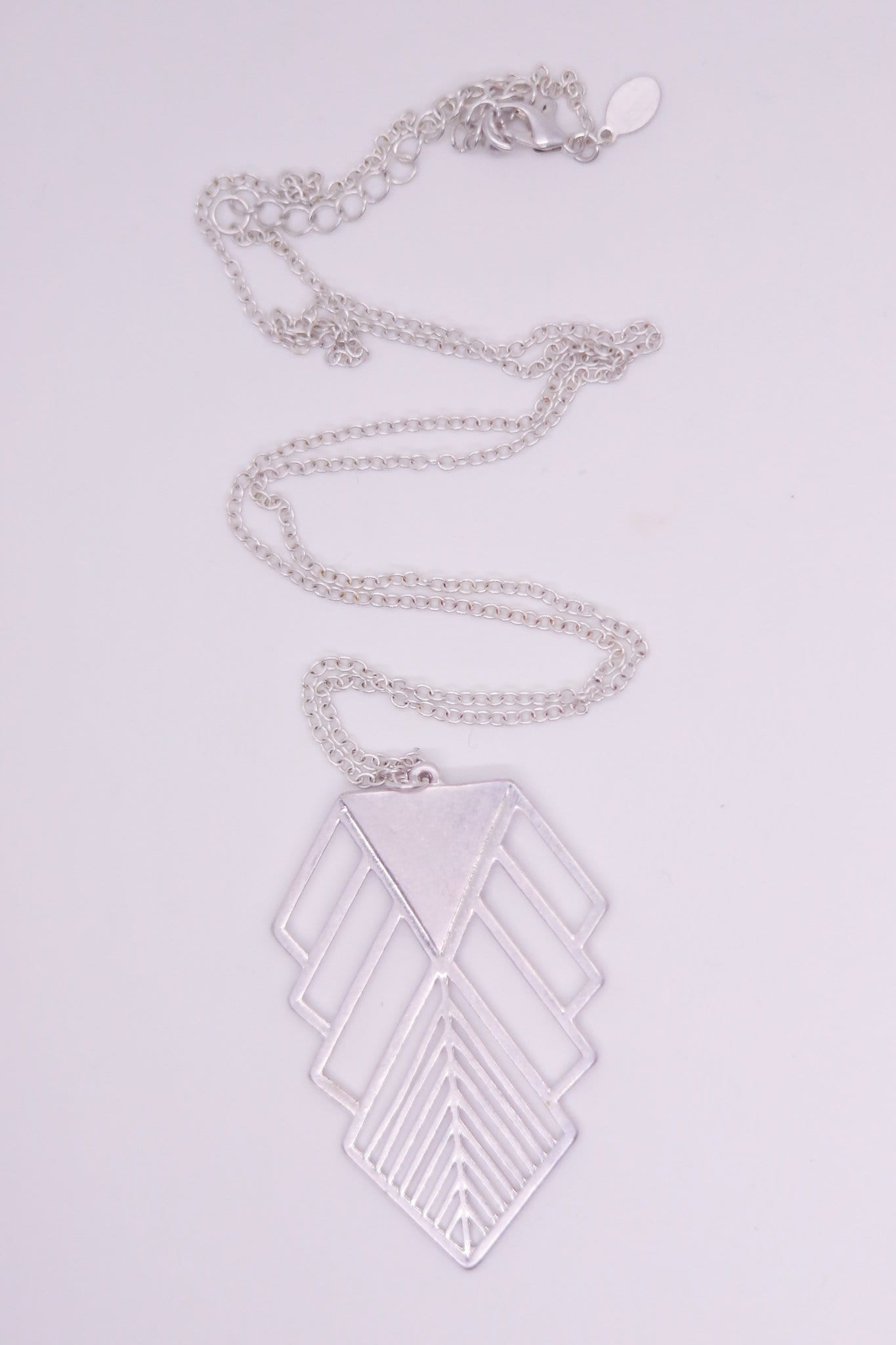 Geometric Arrow Pendant Necklace
