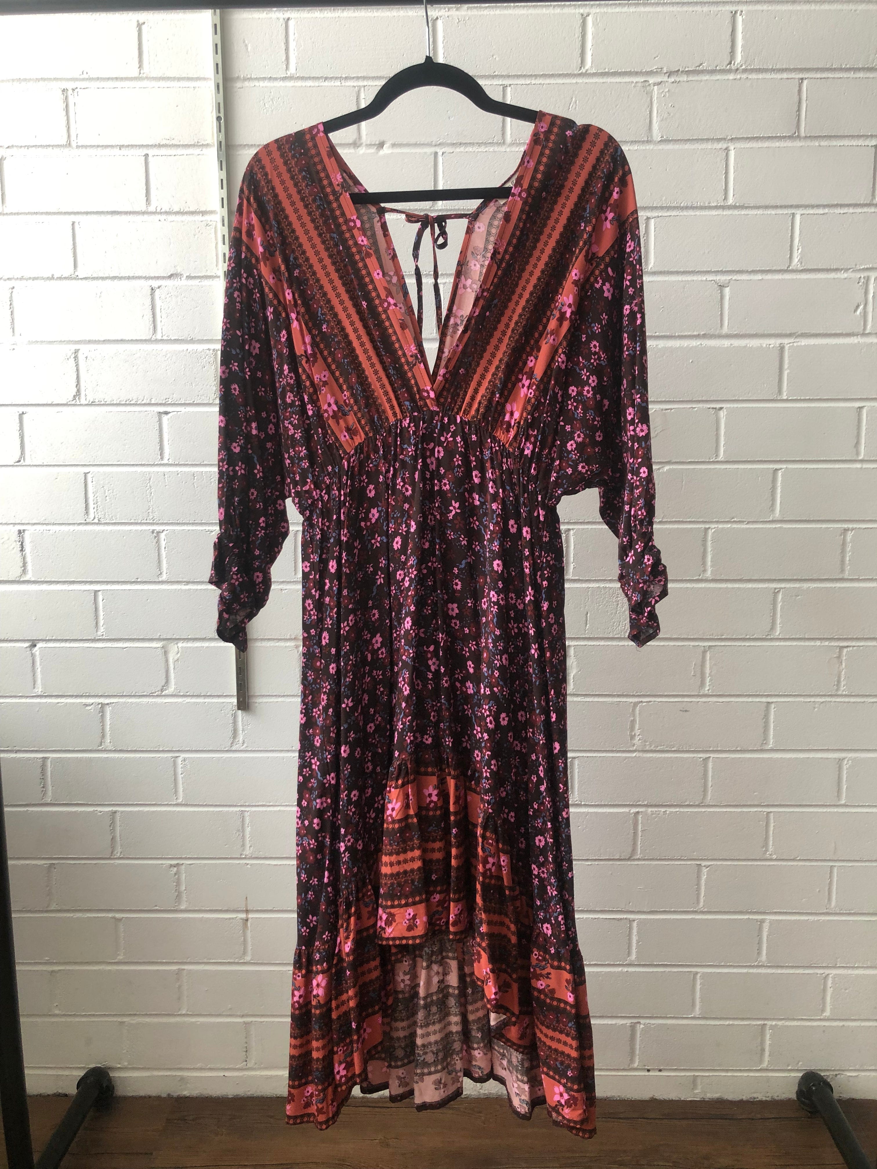 Cocoa Floral Midi Dress
