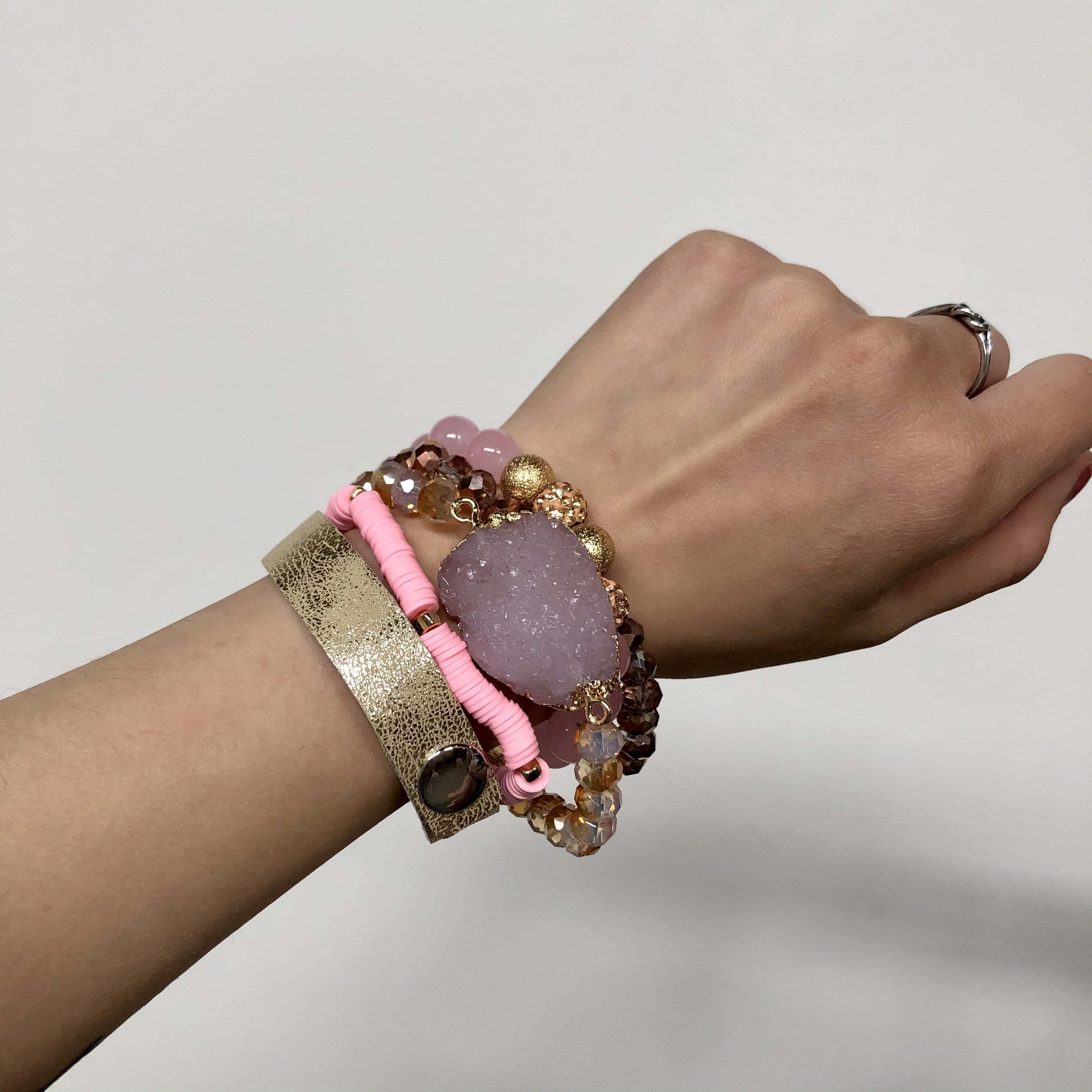 Pink Bracelet Set