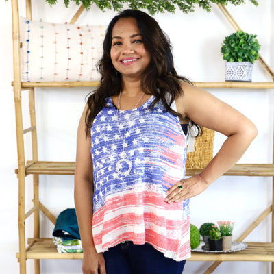 Americana Knit Tank