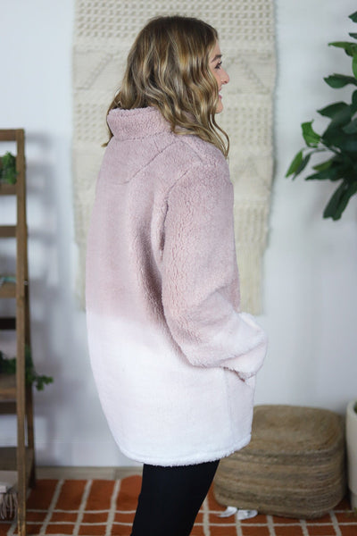 Winter Cocoa Sherpa Pullover