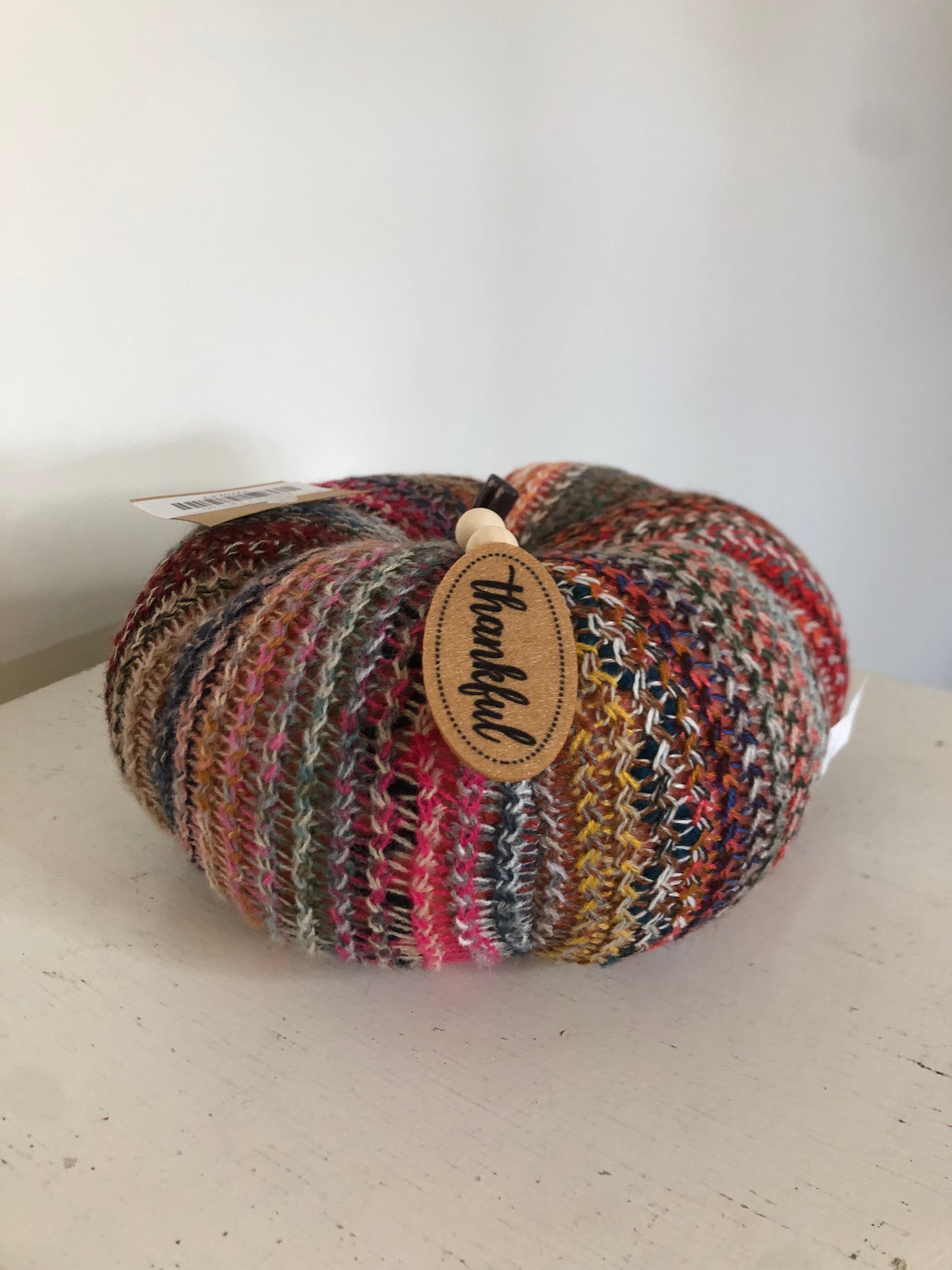 Plush Fall Giving Thankful Pumpkin