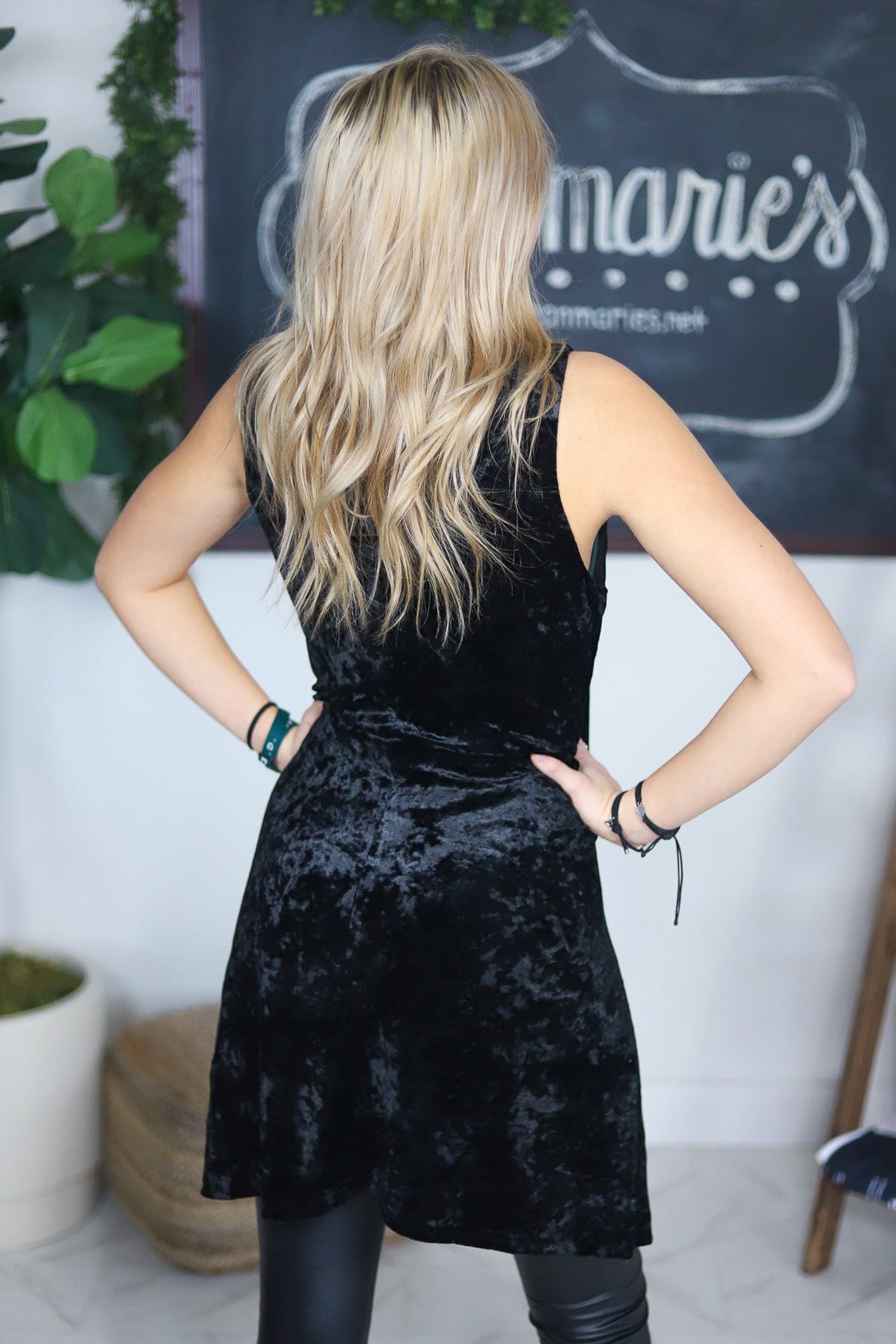 Callie V-Neck Swing Dress