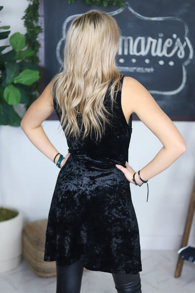 Callie V-Neck Swing Dress