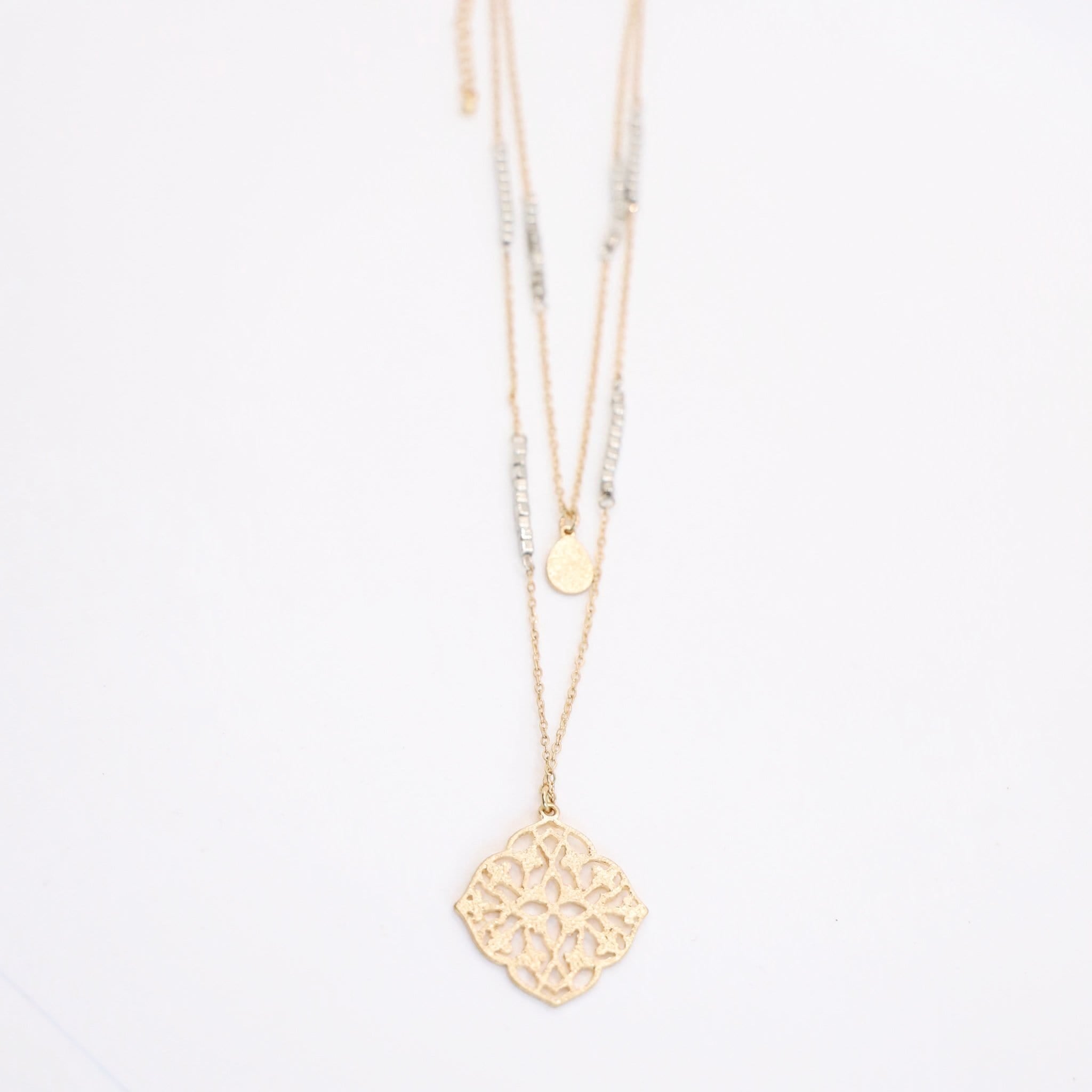 2 Layer Pendant Necklace