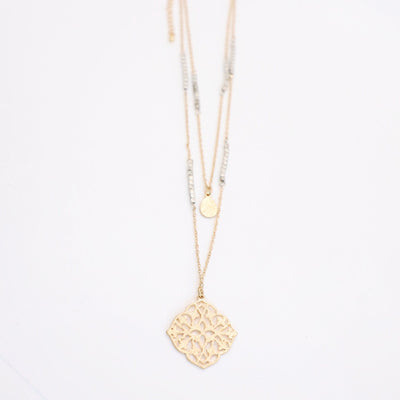 2 Layer Pendant Necklace