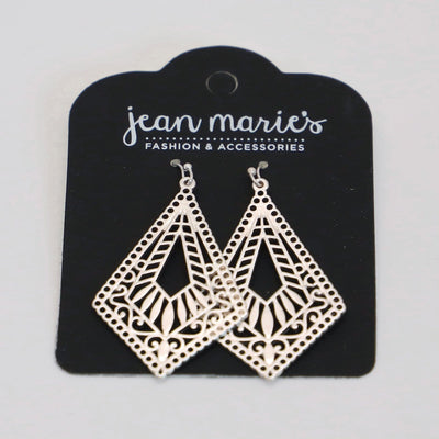 Diamond Shape Dangle Earring