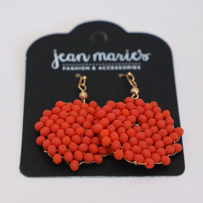 Round Beaded Earring