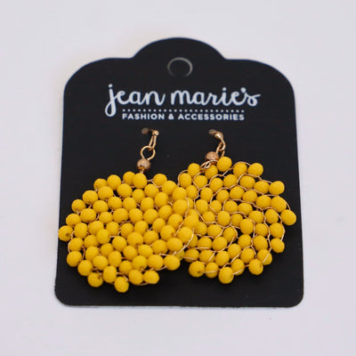 Round Beaded Earring