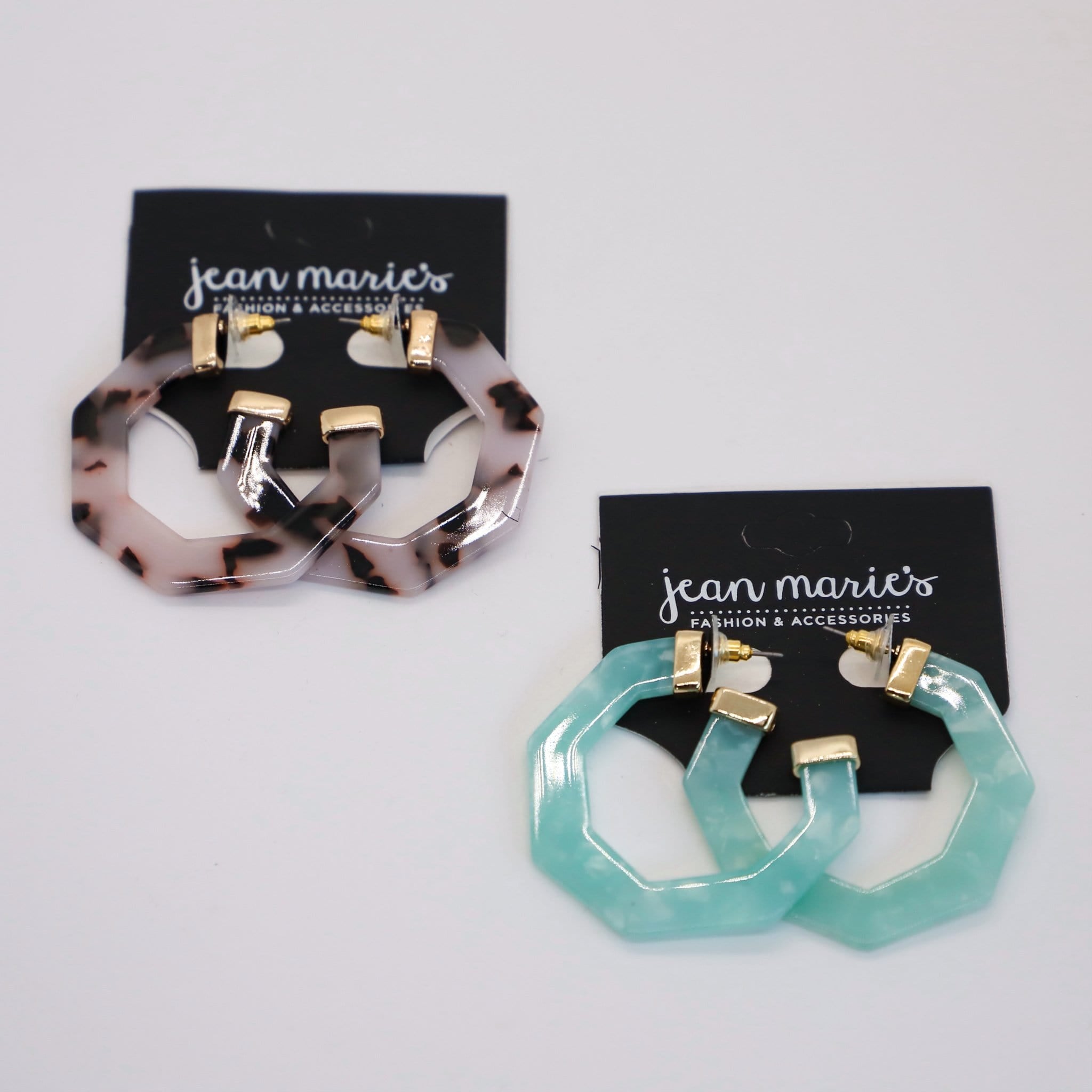 Acrylic Hoop Earring