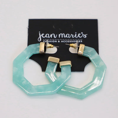 Acrylic Hoop Earring