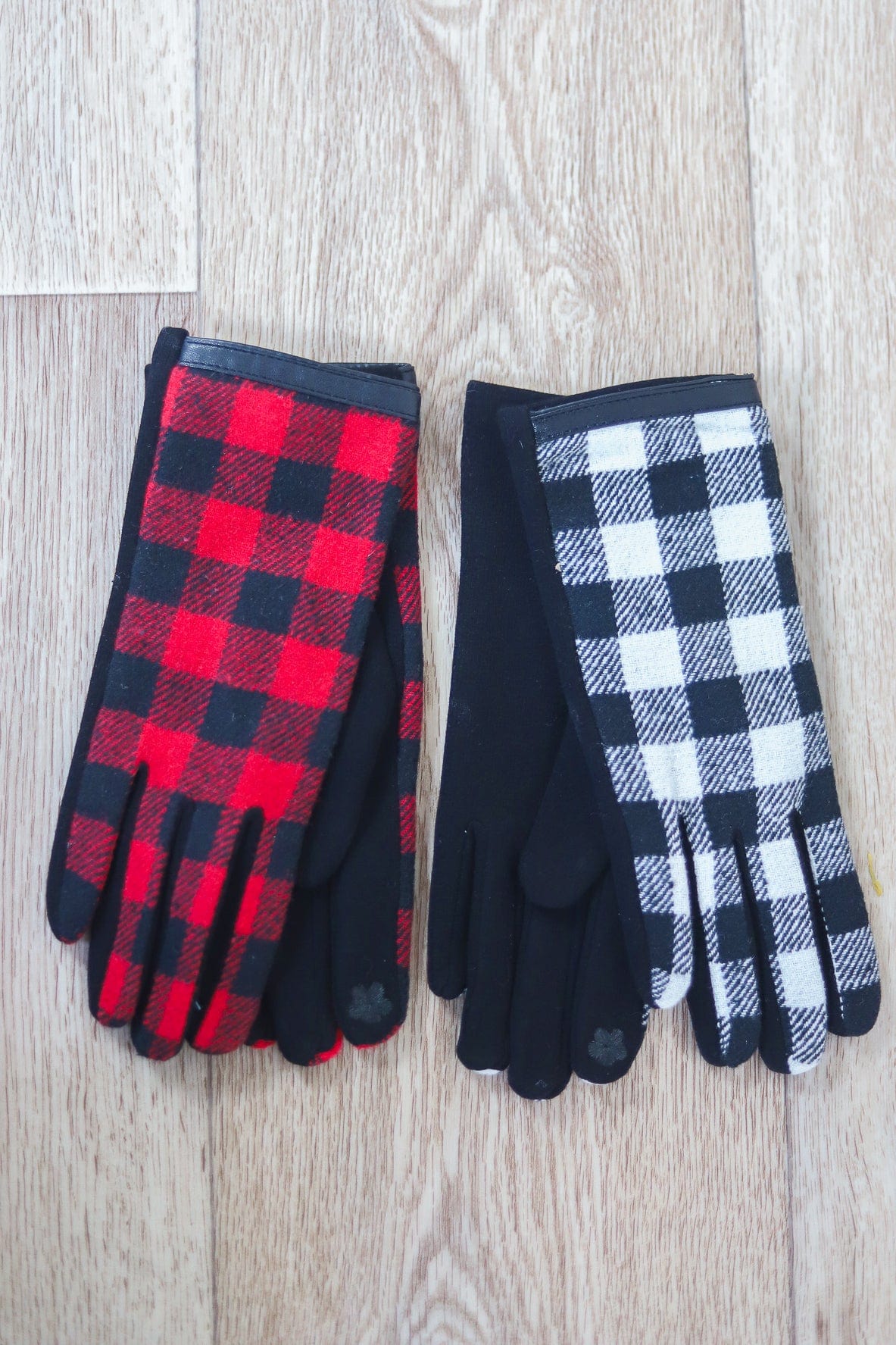 Fashion Buffalo Plaid Gloves
