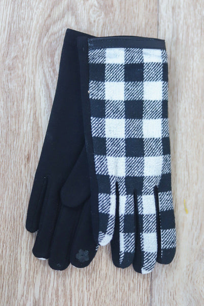 Fashion Buffalo Plaid Gloves