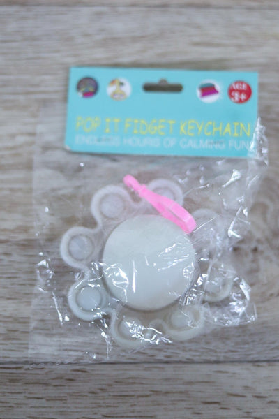 Solar Powered Flipped Octopus Key Chain