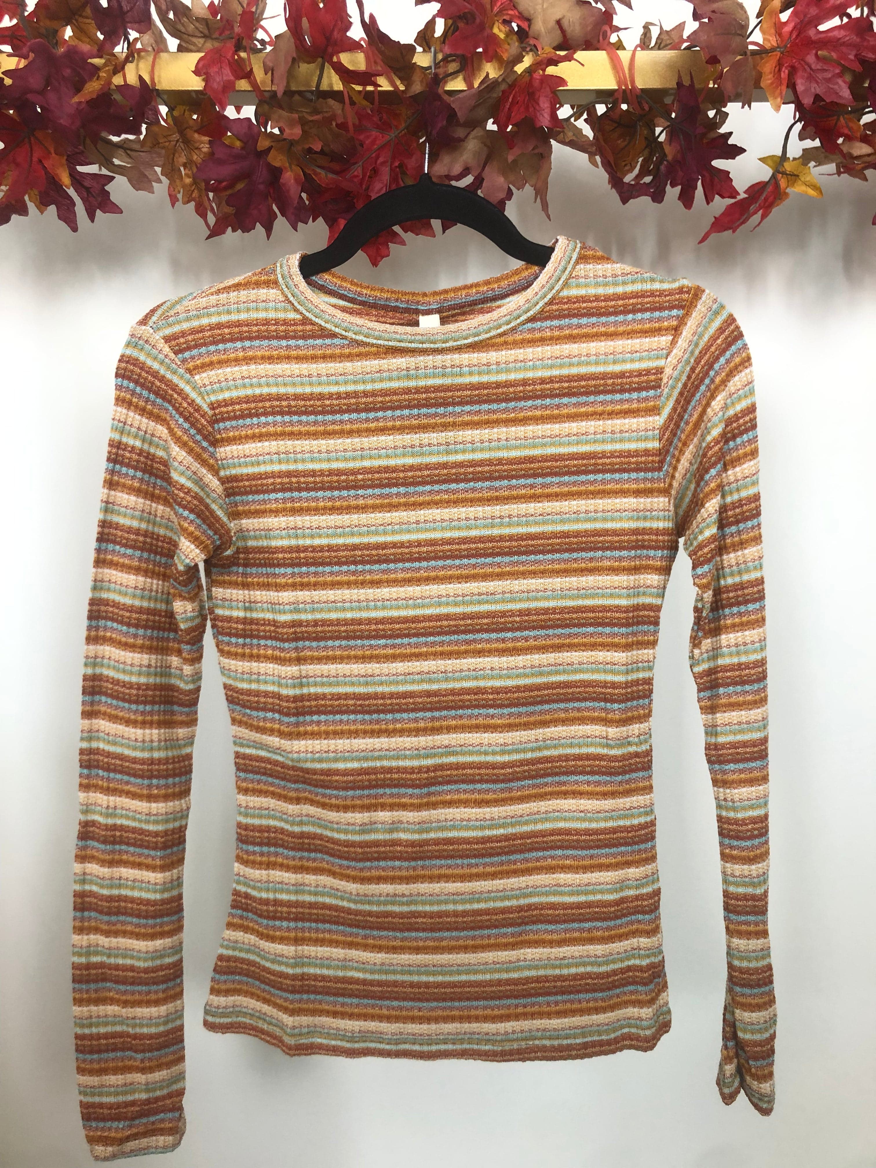 Rust Vintage Stripe Longsleeve
