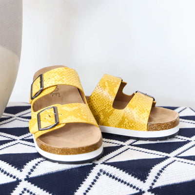 Yellow Beach Babe Sandals