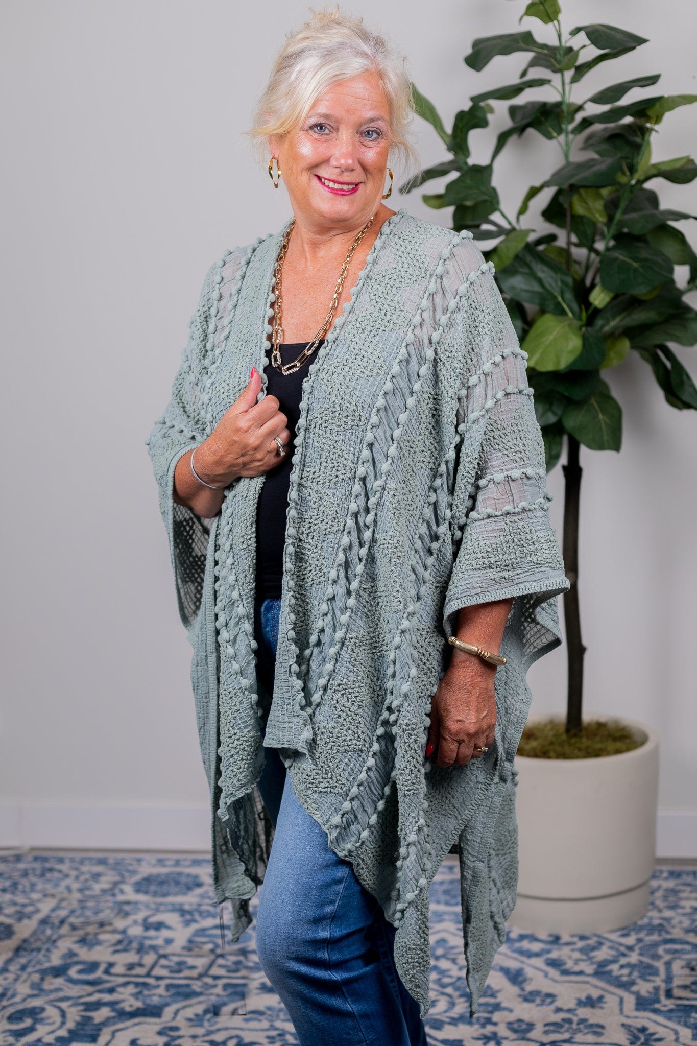 Sage Dimensional Kimono