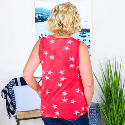 Distressed Star Tank