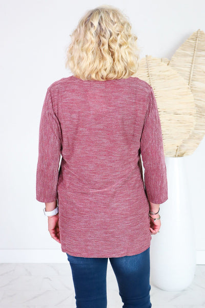 Textured Pocket Top