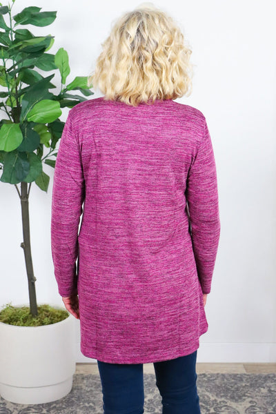 Heathered Tunic Top
