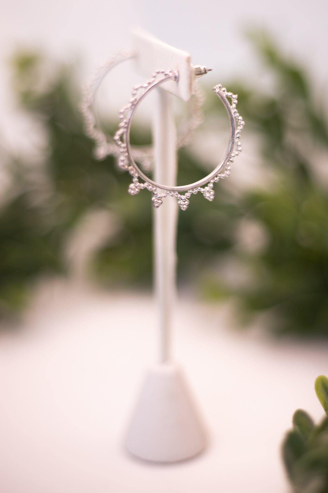 silver earrings 