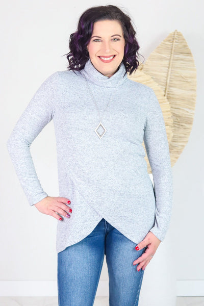 Ande Turtle Neck Wrap Top