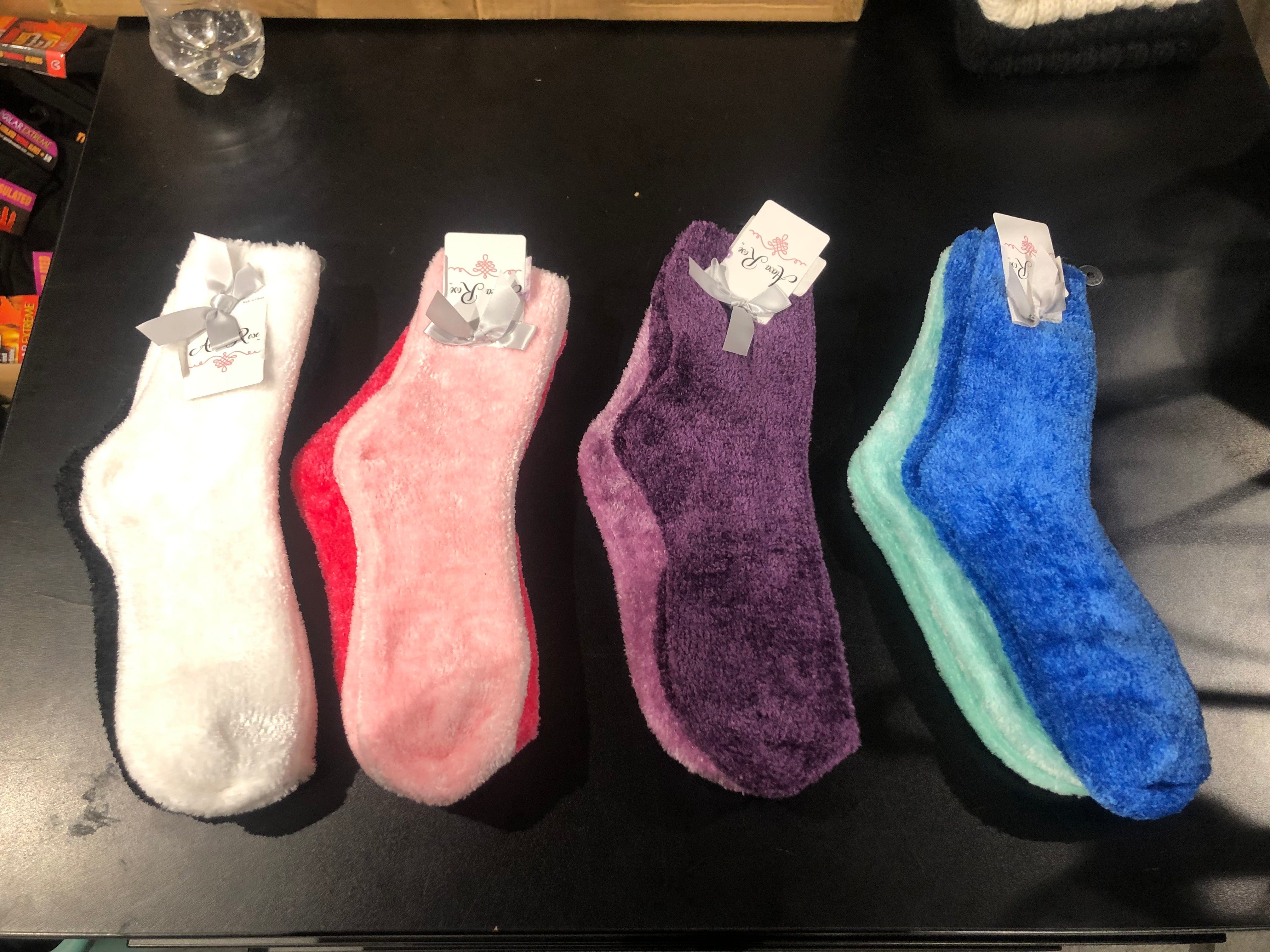 2PK Quarter Chenille Sock