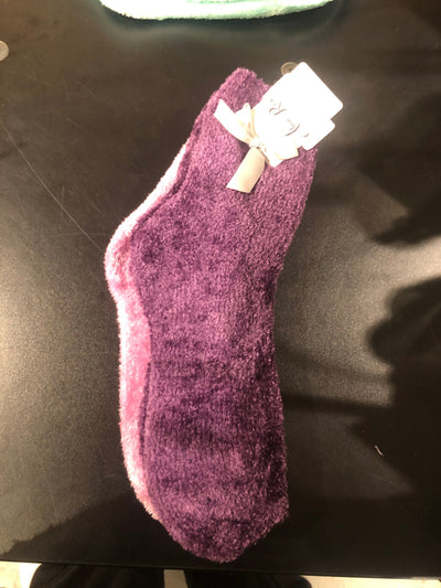 2PK Quarter Chenille Sock