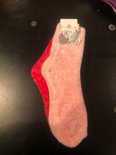 2PK Quarter Chenille Sock