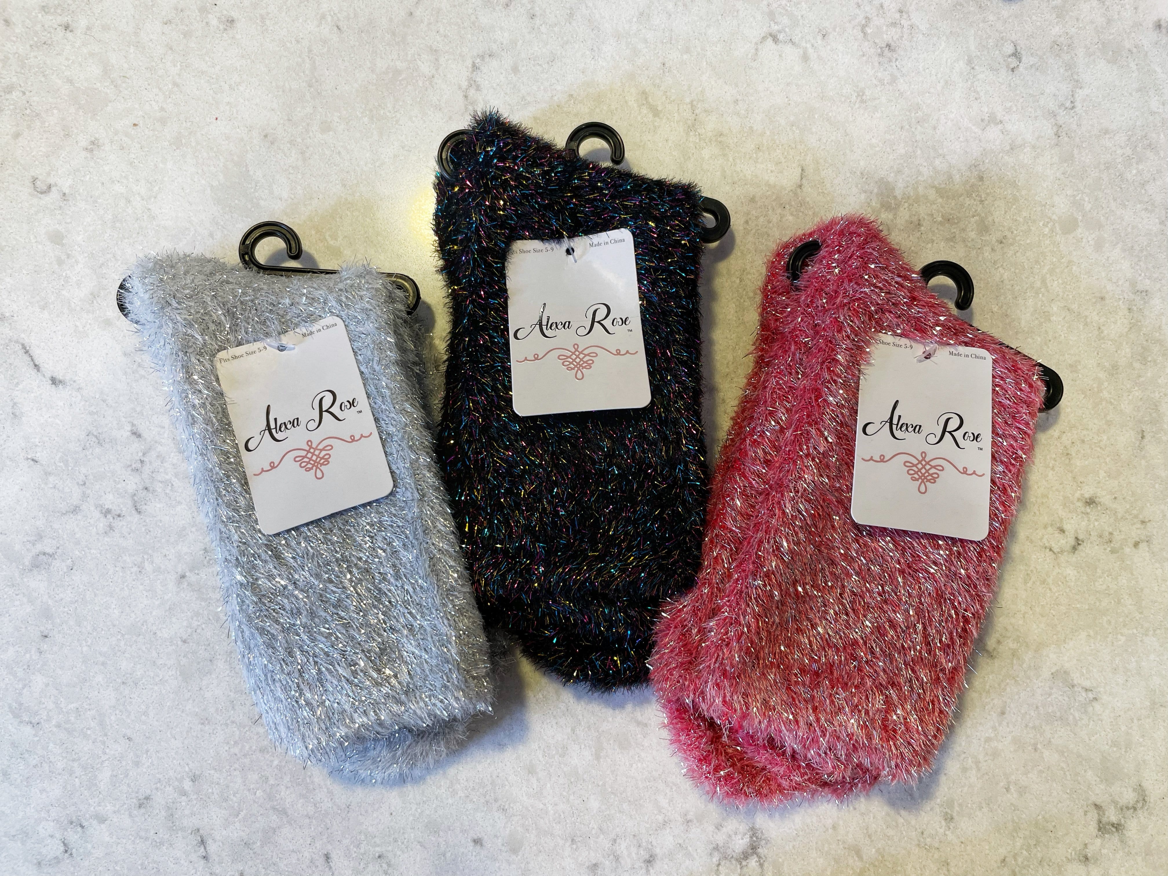 FREE Gift w/Purchase Cozy Lurex Sparkle Crew Sock