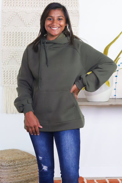 Side Tie Hoodie Sweatshirt - Autumn Collection