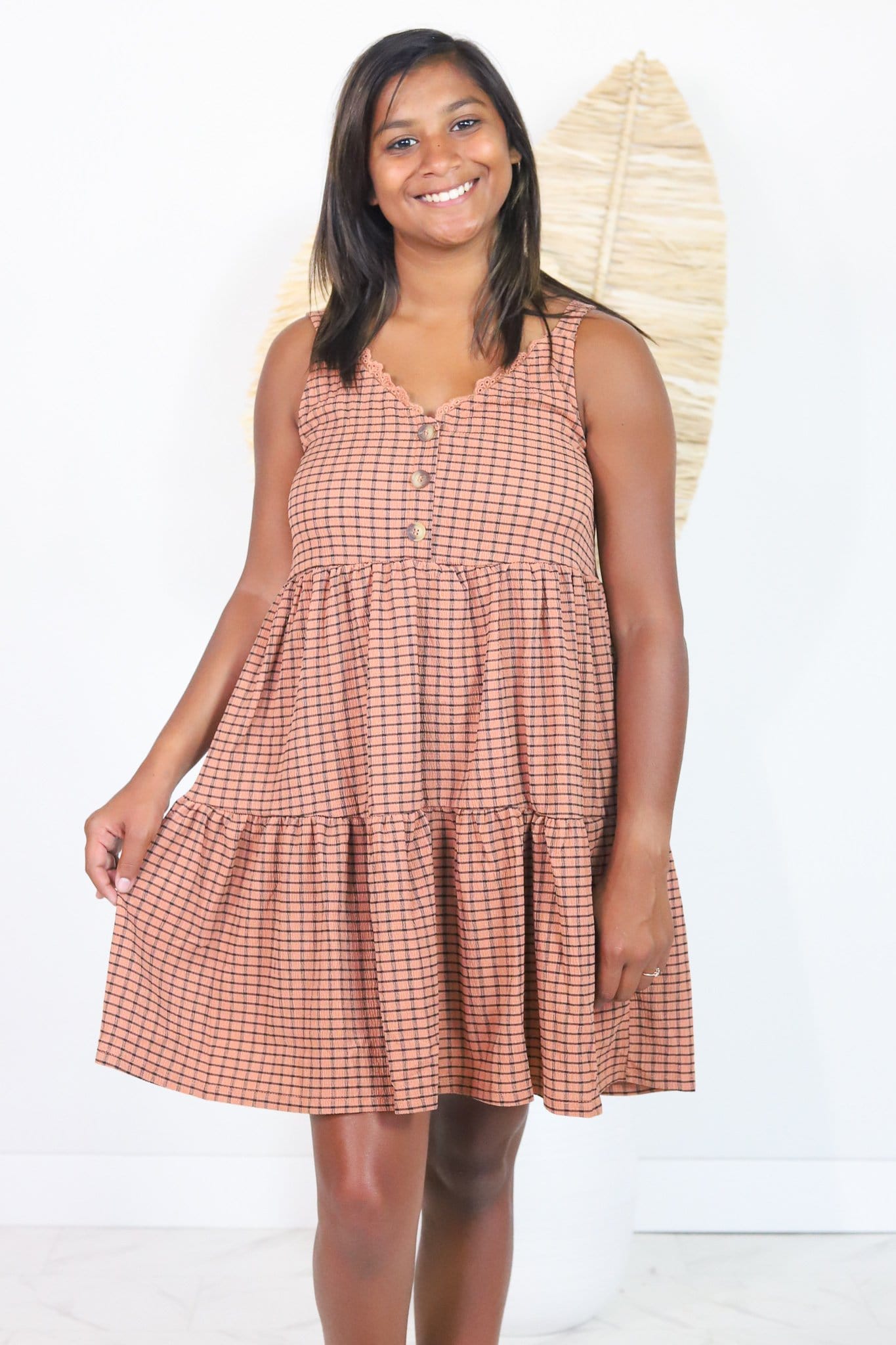 Sienna Button Detail Dress