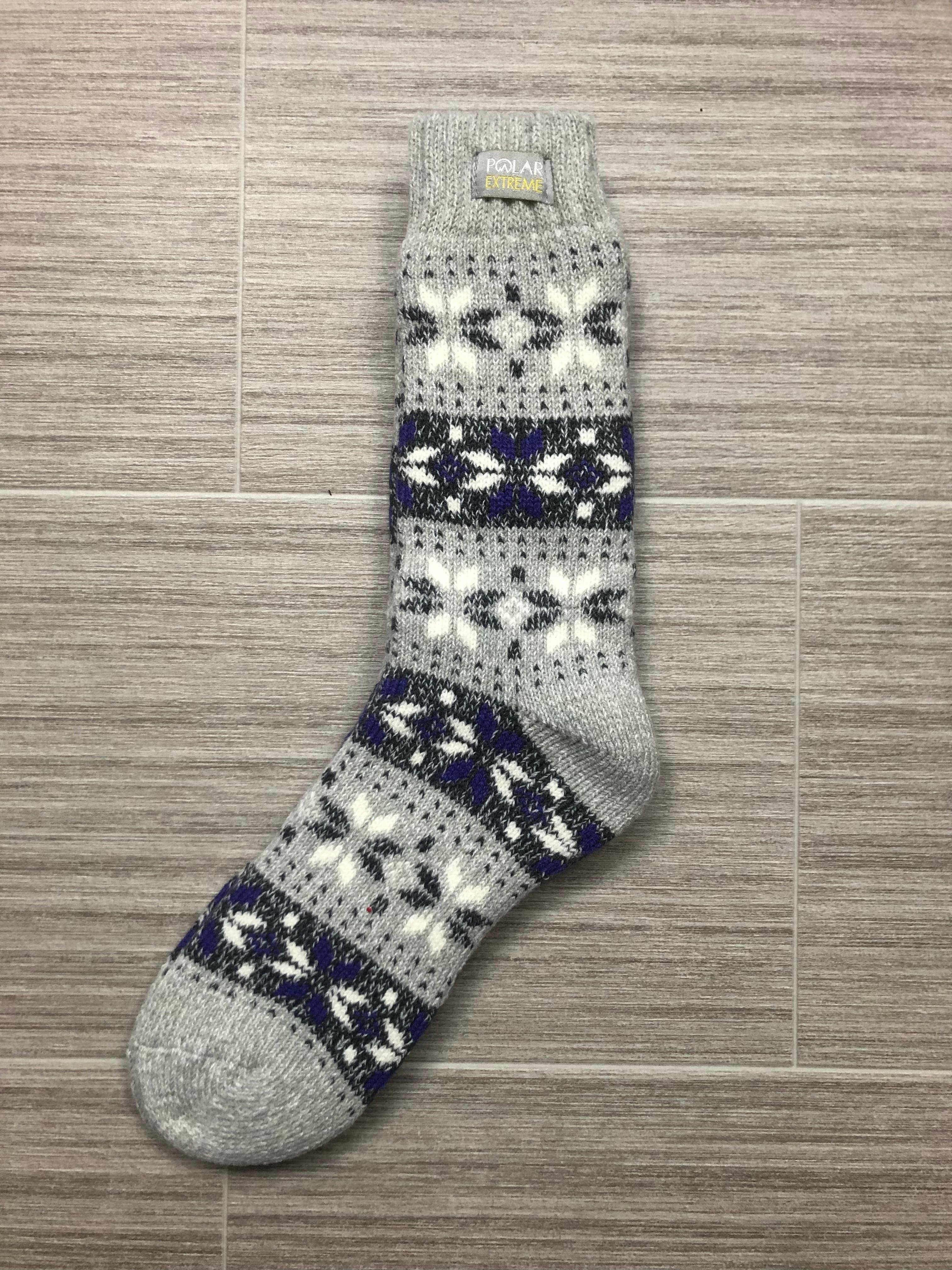 Polar Extreme Heat Women's Brushed Sock - Snowflake Collection