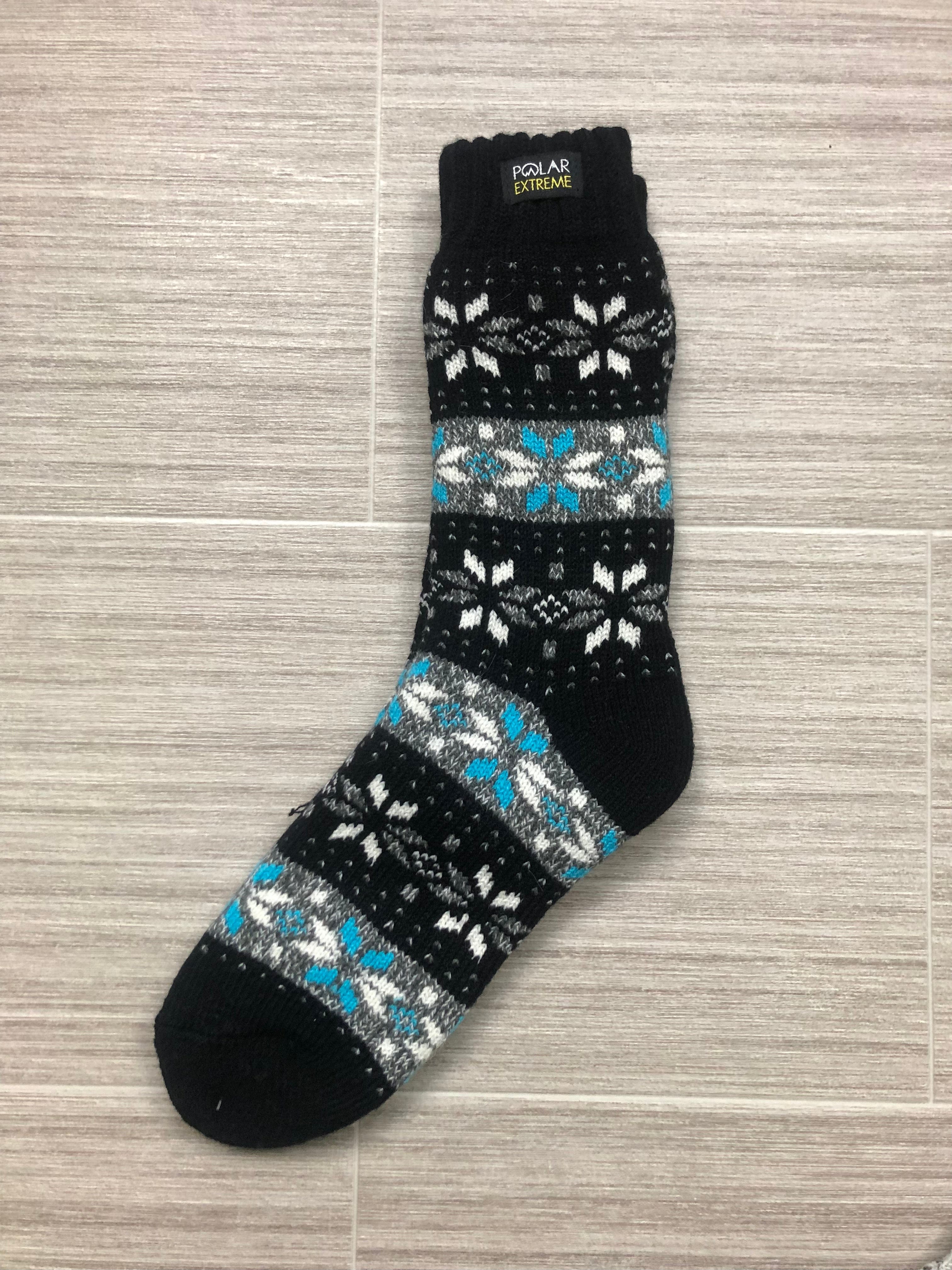 Polar Extreme Heat Women's Brushed Sock - Snowflake Collection