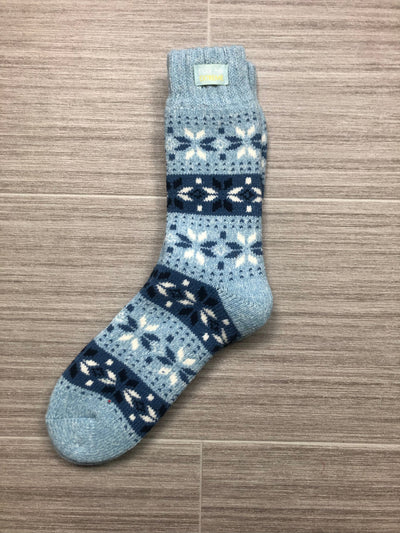 Polar Extreme Heat Women's Brushed Sock - Snowflake Collection