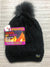 Black Polar Extreme Women's Braided Knit Pull-On Hat