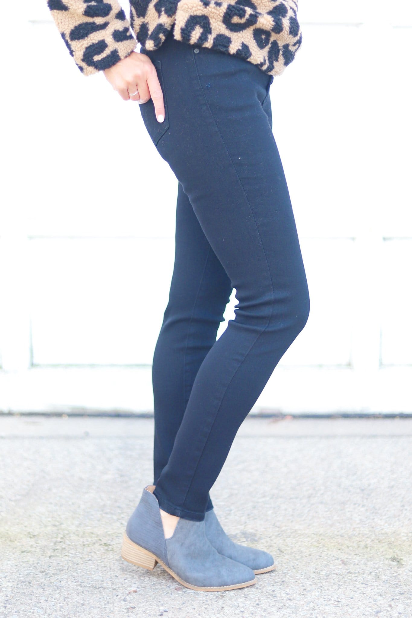 Black Gemma High Rise Super Skinny