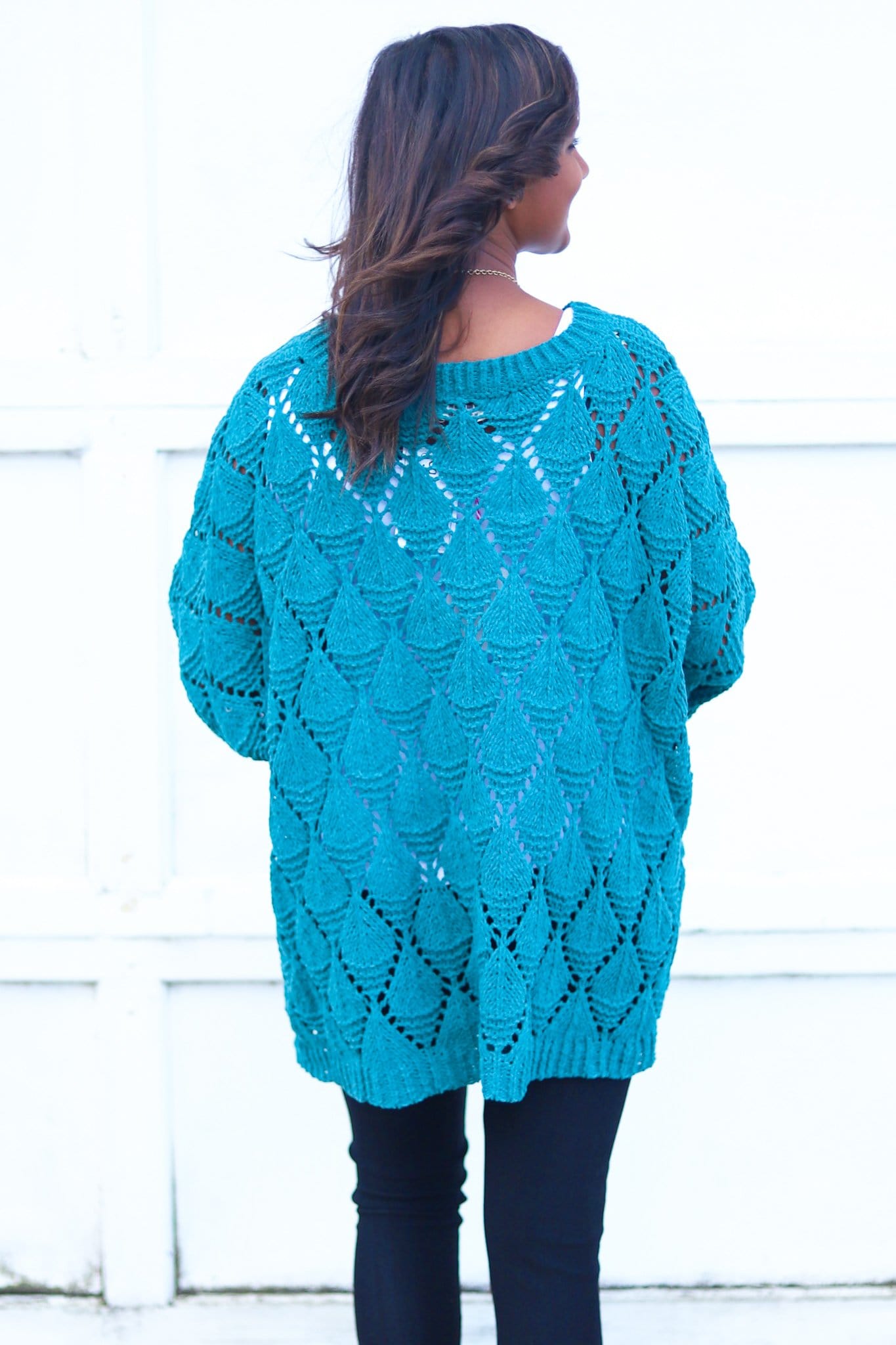 Plush Knit Slouch Sweater