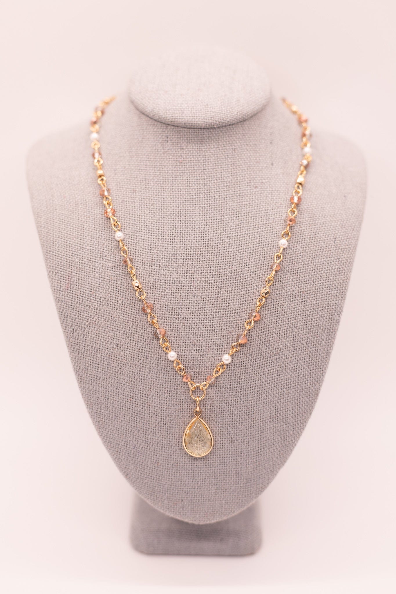 Amber Mix Short Necklace