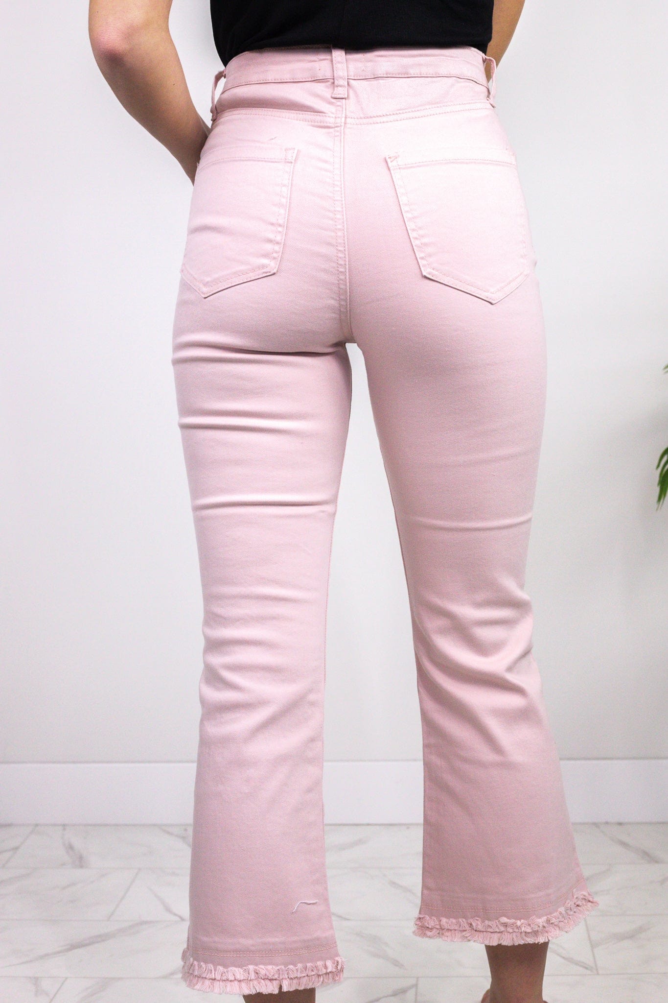 Blush Jodie Fringe Jeans