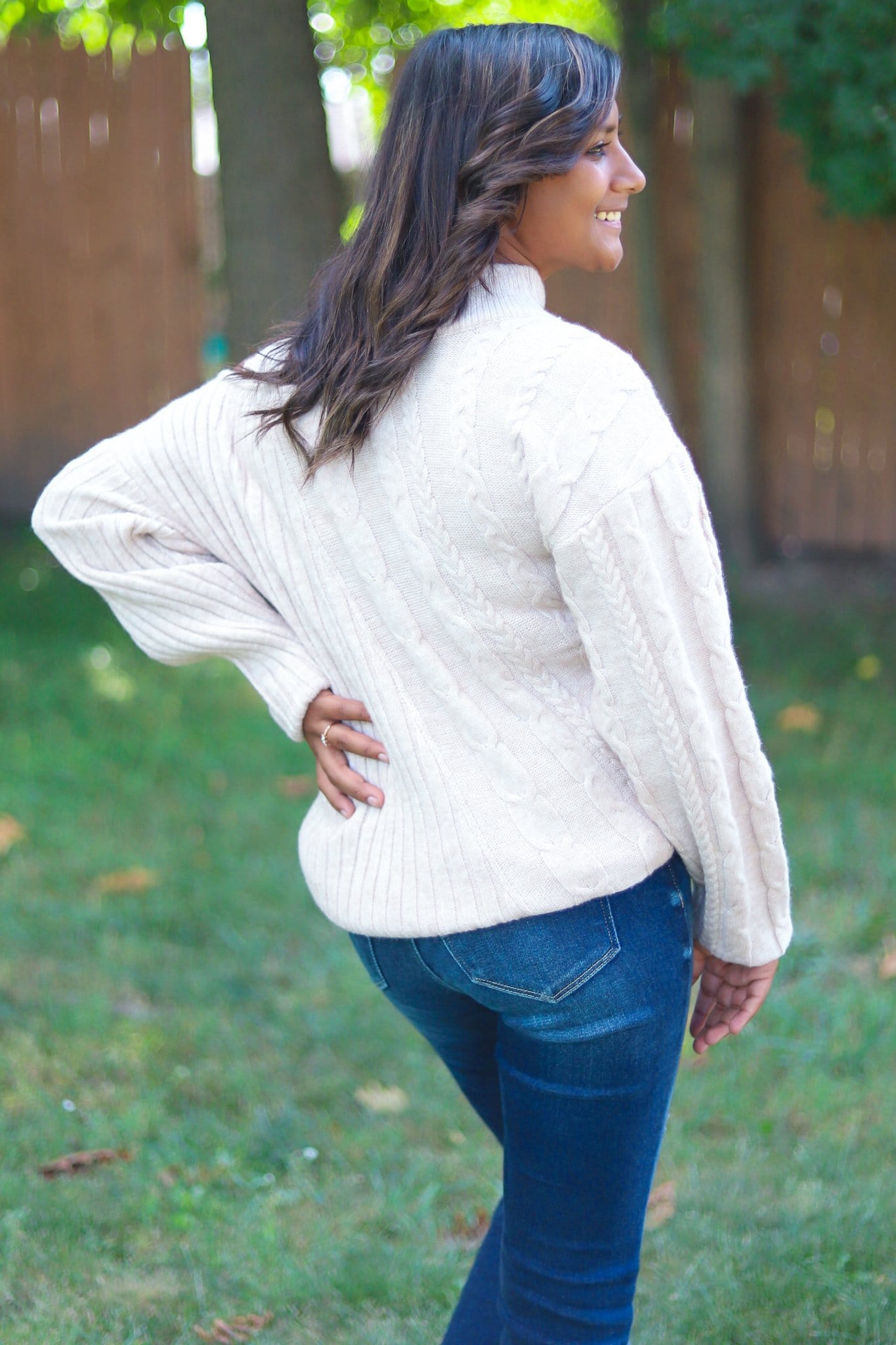 Buckle Shoulder Sweater