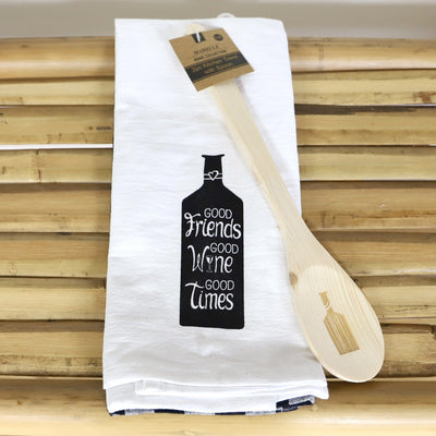 3pc Towel & Spoon Set