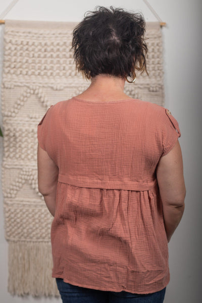 Clay Button Top