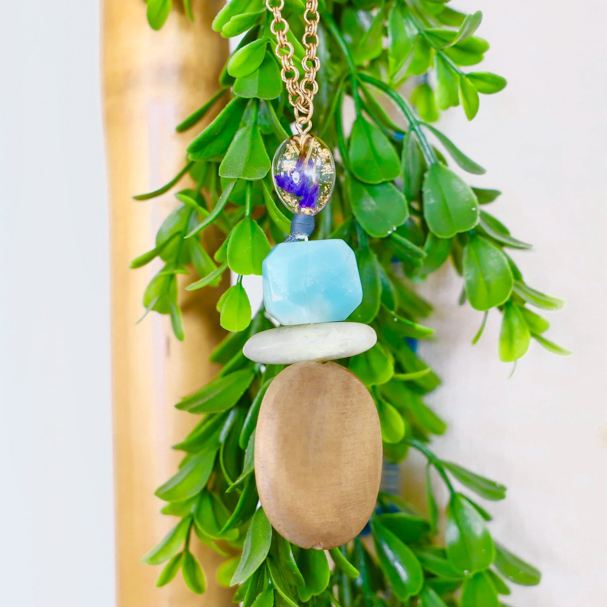 Beach Stone Pendant Necklace