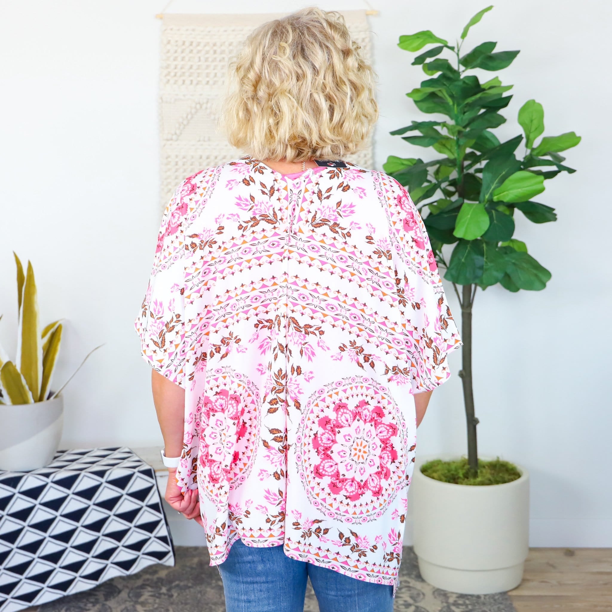 Mandala Printed Kimono